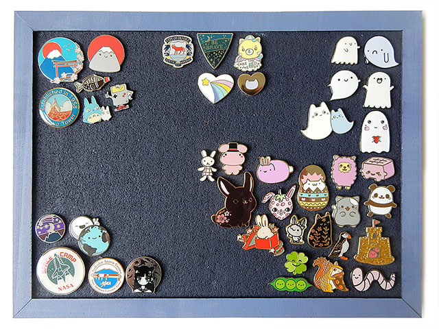 My New Enamel Pins Display - Asking For Trouble